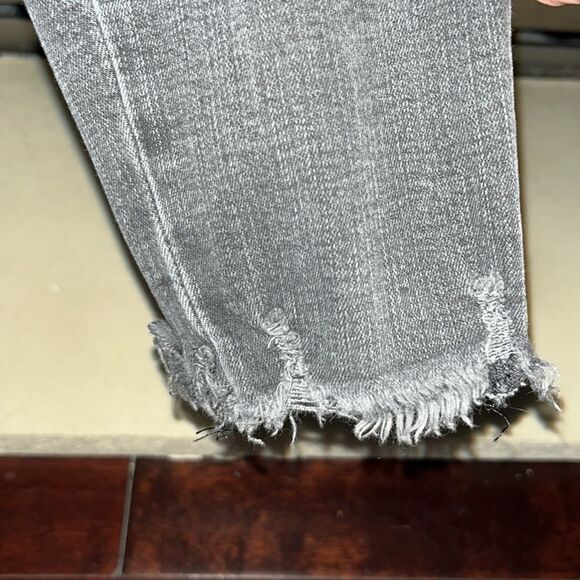 Madewell 9" High Rise Skinny Exposed Button Front Jeans Size 28T - Picture 10 of 15